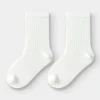 Balabala Socks 2025 Spring New Boys Girls Short Socks White Store