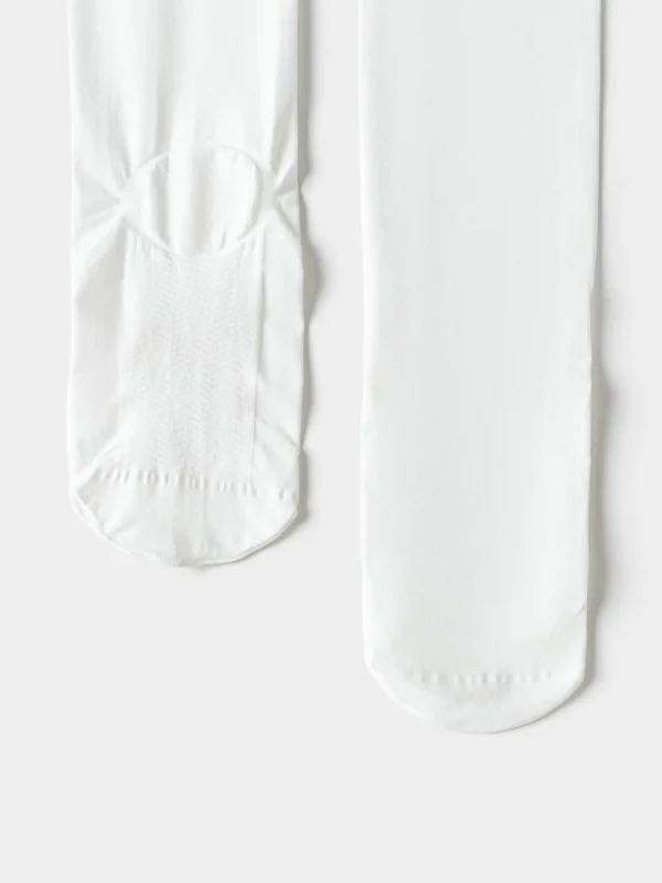 Balabala Socks 2025 Spring New Girls Pantyhose White Cheap