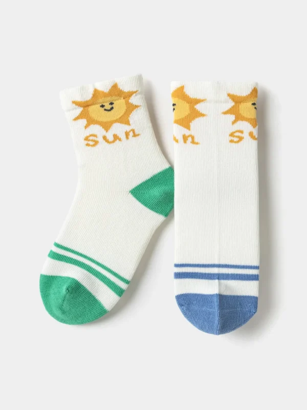 Balabala Socks Spring 2025 New Boys Toddlers Short Socks Cheap
