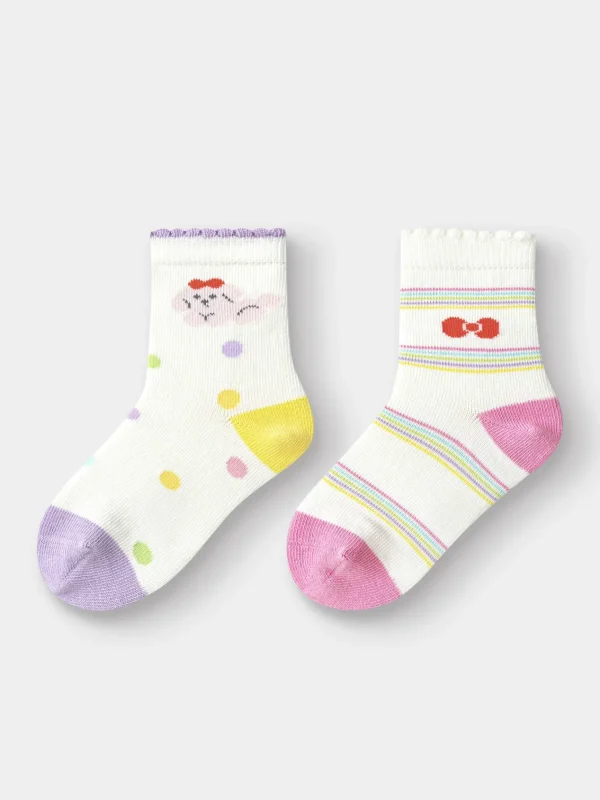 Balabala Socks spring 2025 new girls toddler short socks Hot