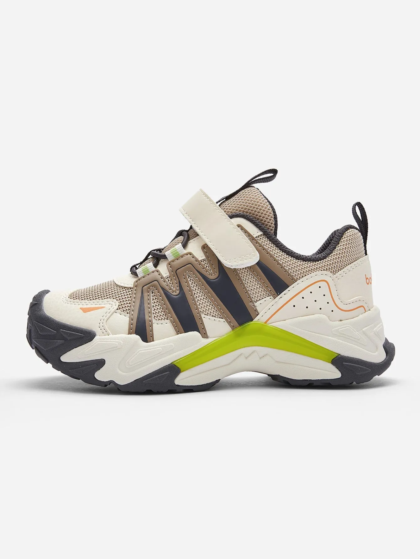 Balabala Sports shoes 2025 spring new Boy Toddlers outdoor shoes Light Camel Gray Clearance