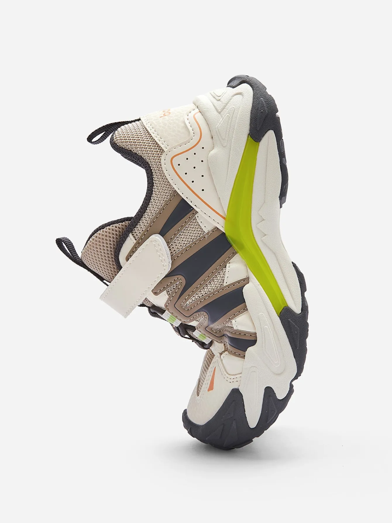 Balabala Sports shoes 2025 spring new Boy Toddlers outdoor shoes Light Camel Gray Clearance