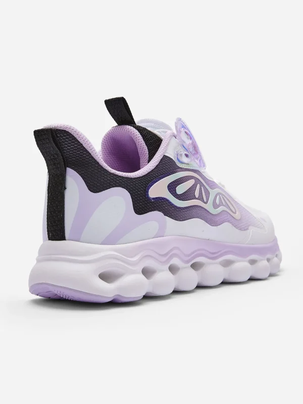 Balabala 2025 Spring New Arrival Girl Kids Jogging Shoes Black Purple Discount