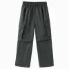 Balabala 2025 Spring New Boy and Girl Woven Trousers New
