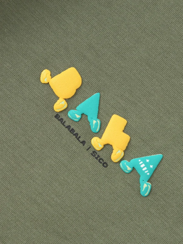 Balabala 2025 Spring New Boy Knitted Trousers Army Green Best Sale