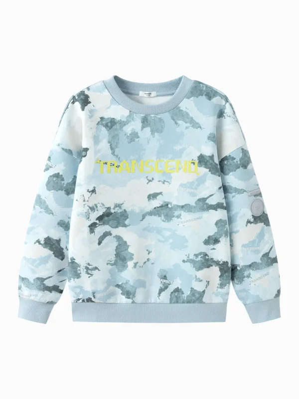 Balabala 2025 Spring New Boy Round Neck Sweatshirt Discount
