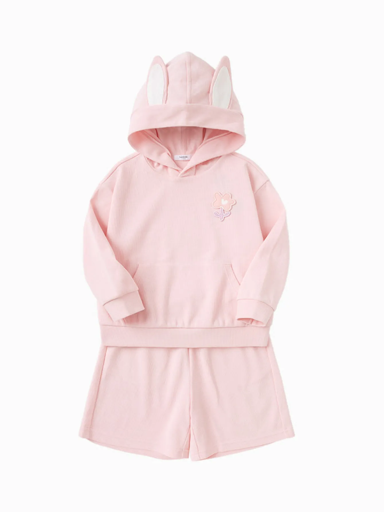 Balabala Toddler Girl Fresh And Vibrant Colors Hooded Long Sleeve Suit208322104205 Cheap