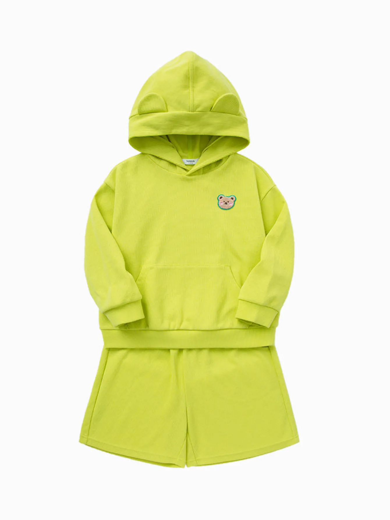 Balabala Toddler Girl Fresh And Vibrant Colors Hooded Long Sleeve Suit208322104205 Cheap