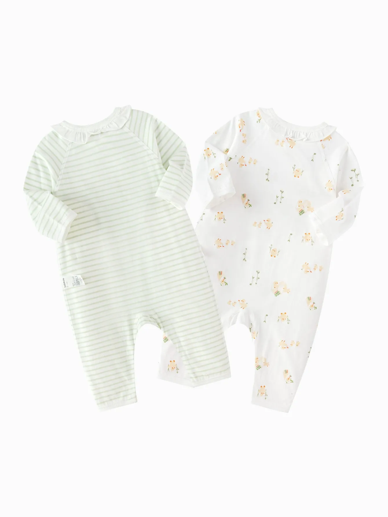 Balabala Underwear jumpsuit 2025 spring New Style boys and girls Baby's side opening jumpsuit Discount