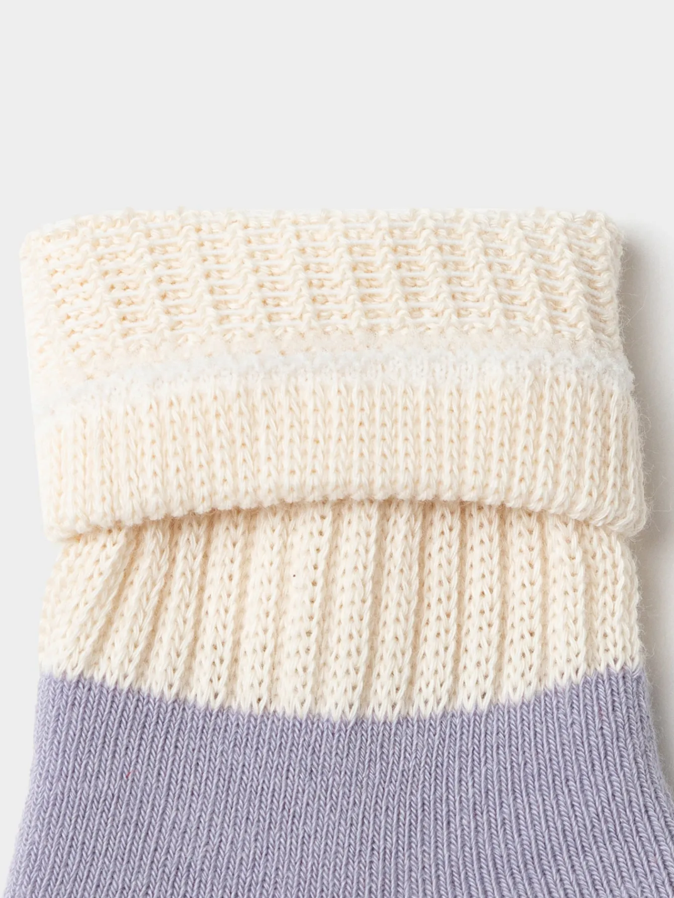 Balabala Unisex Baby And Toddler Contrast Cuff Multicolor Socks Discount