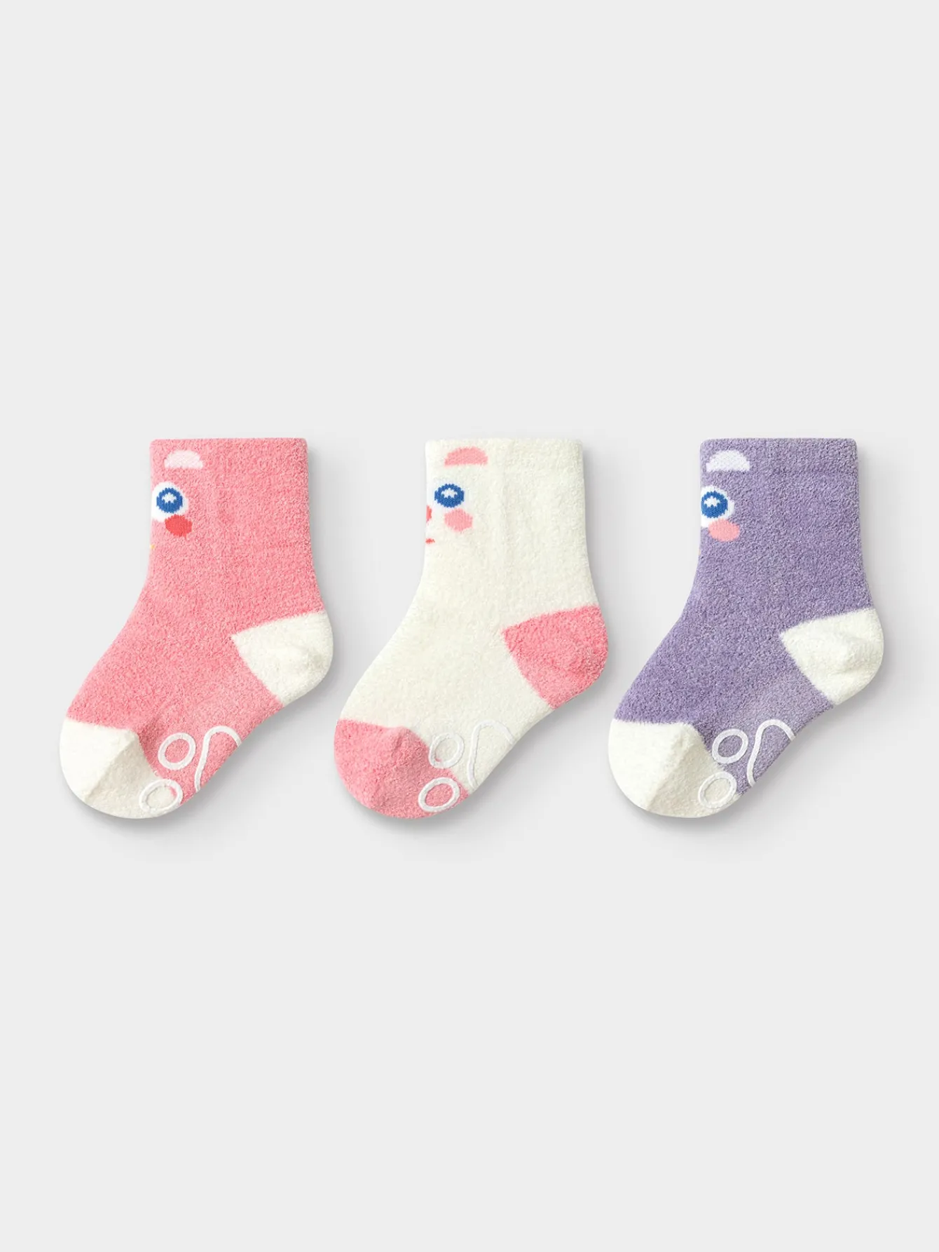 Balabala Unisex Baby And Toddler Multicolor Expression Socks Hot