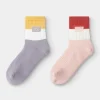 Balabala Unisex Toddler And Kid Antibacterial Contrast Pattern Socks Cheap