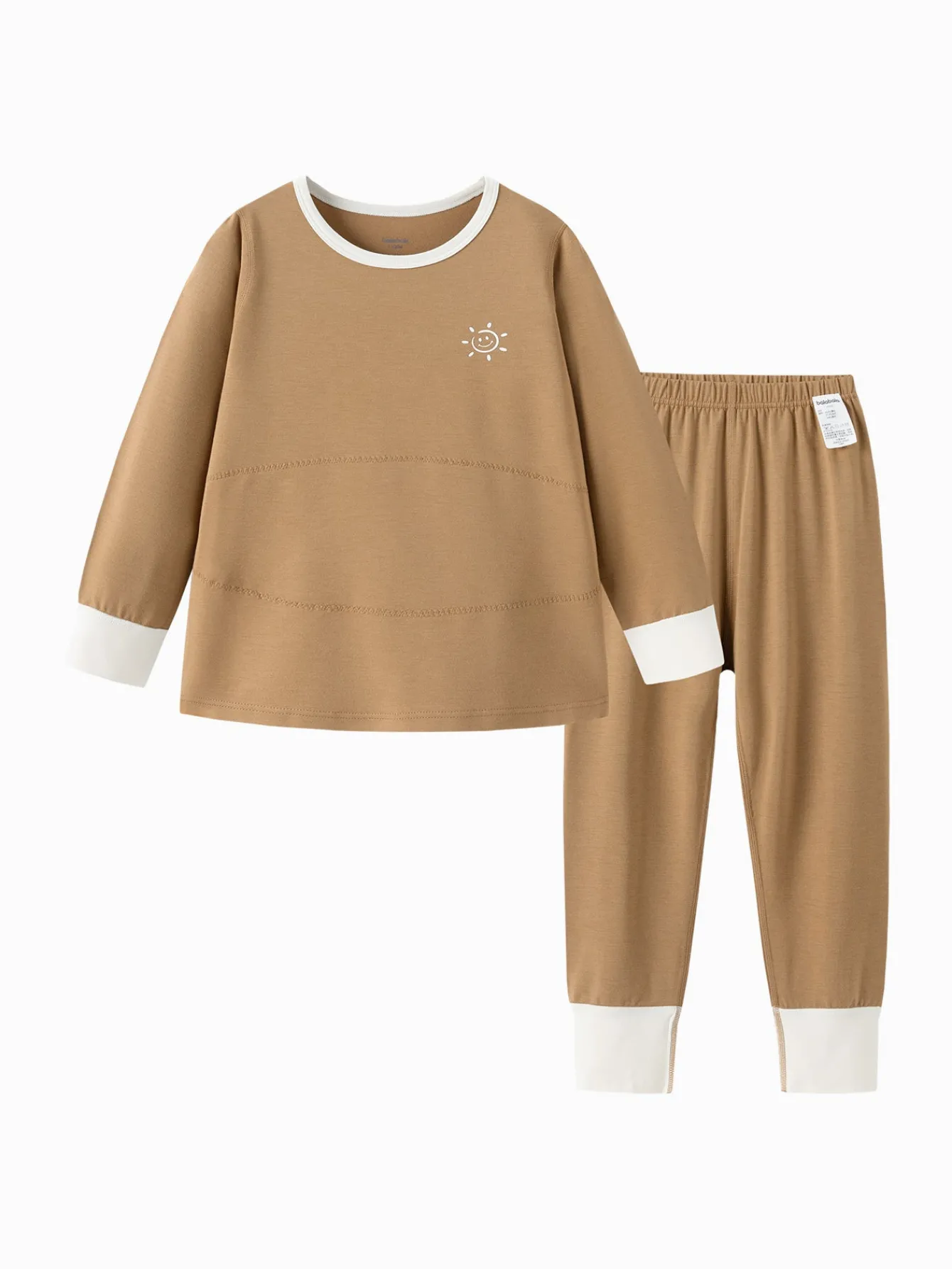 Balabala Unisex Toddler Multicolor Wide Sleeve Cuff Double Layer Splicing Bra Sale