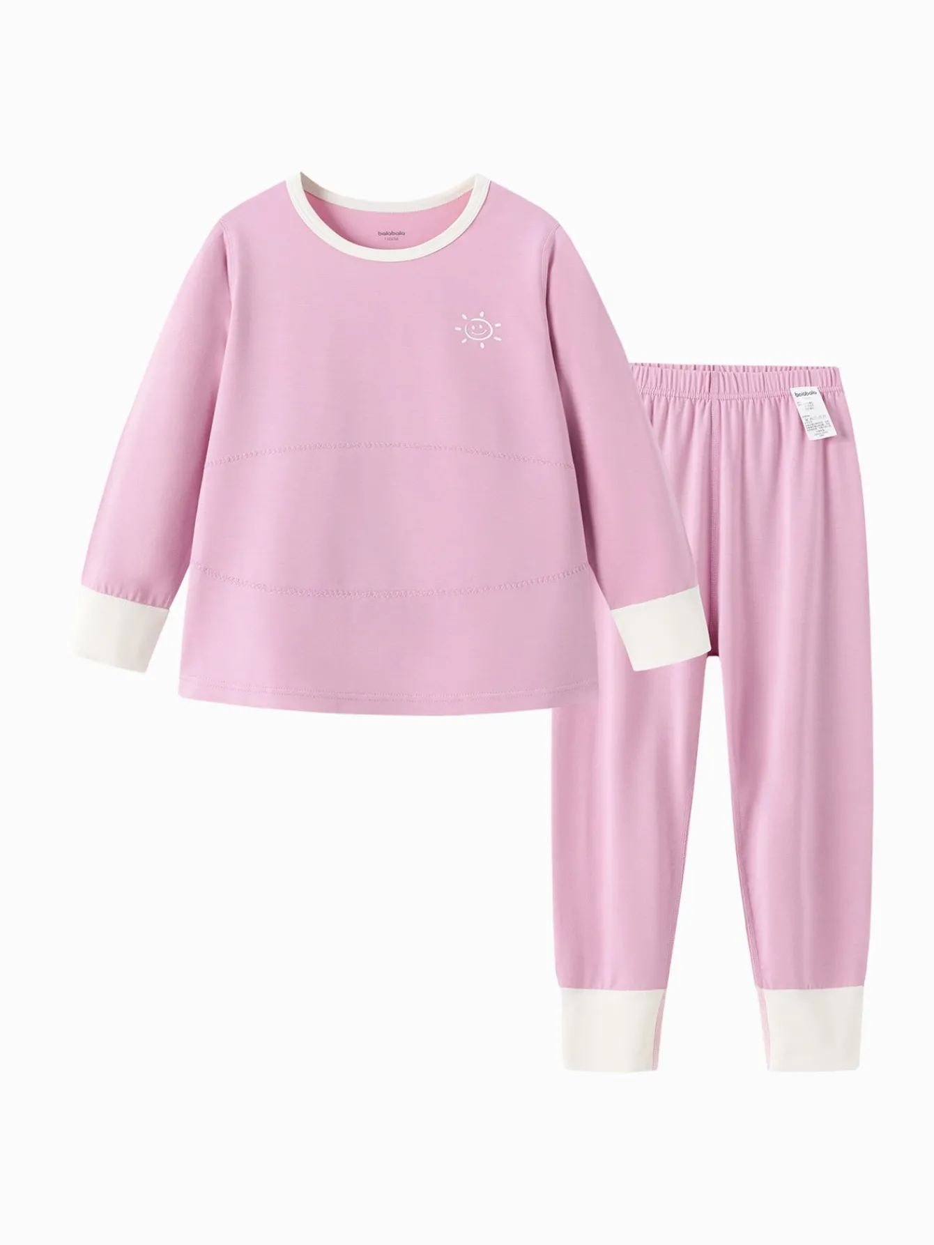 Balabala Unisex Toddler Multicolor Wide Sleeve Cuff Double Layer Splicing Bra Sale