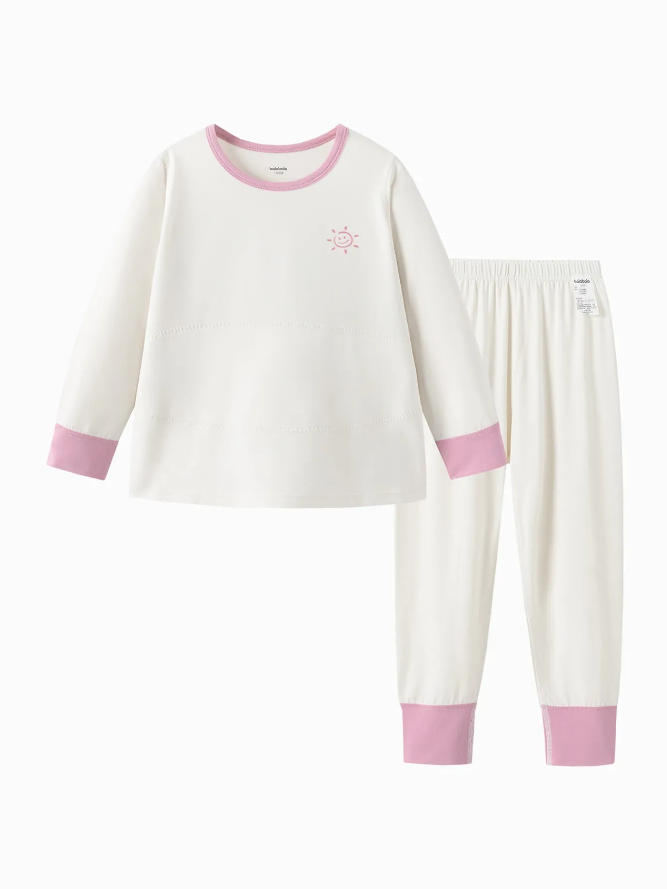 Balabala Unisex Toddler Multicolor Wide Sleeve Cuff Double Layer Splicing Bra Sale